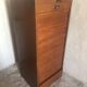 Vintage wooden curtain binder cabinet 1950-1960