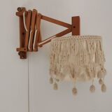 Vintage accordion wall light