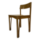 Vintage wooden chair 1980s minimalist design unique
