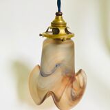 Glass hanging light