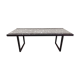 Table basse pieds traîneau vintage années 60