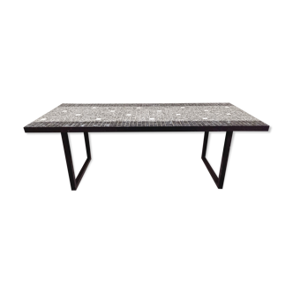 Table basse pieds traîneau vintage années 60