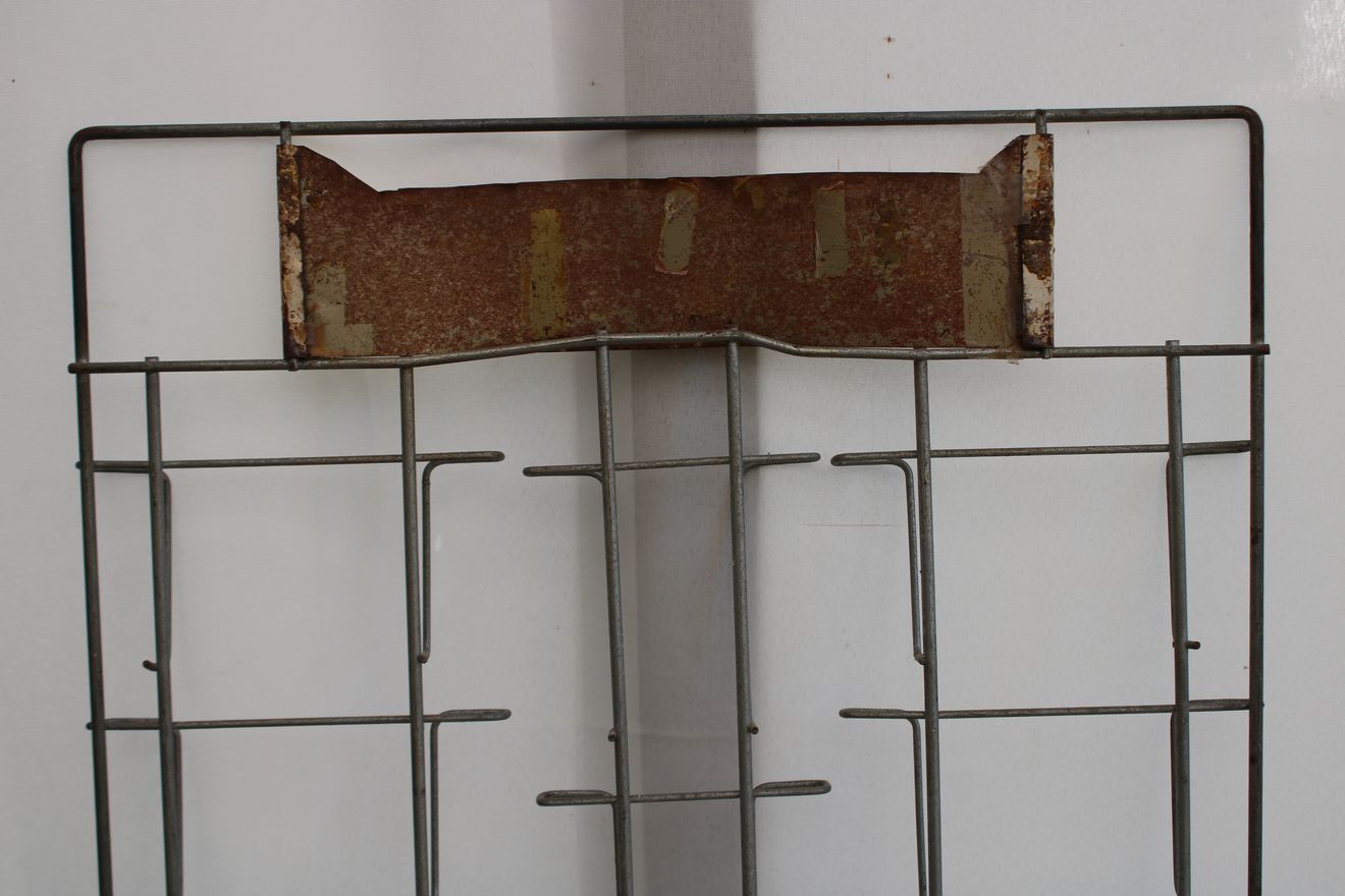 Old postcard wall display