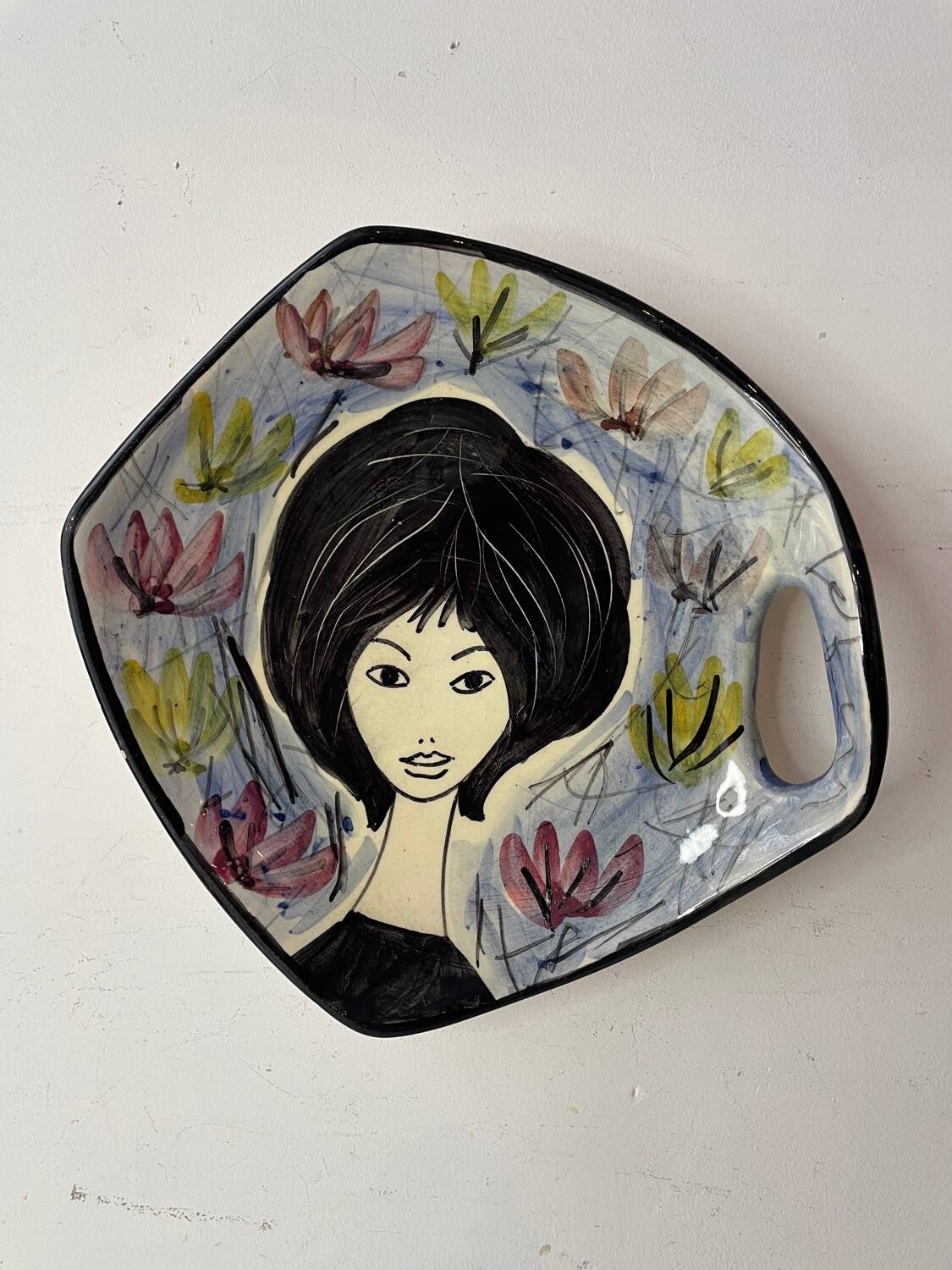 1960s Vallauris trinket tray