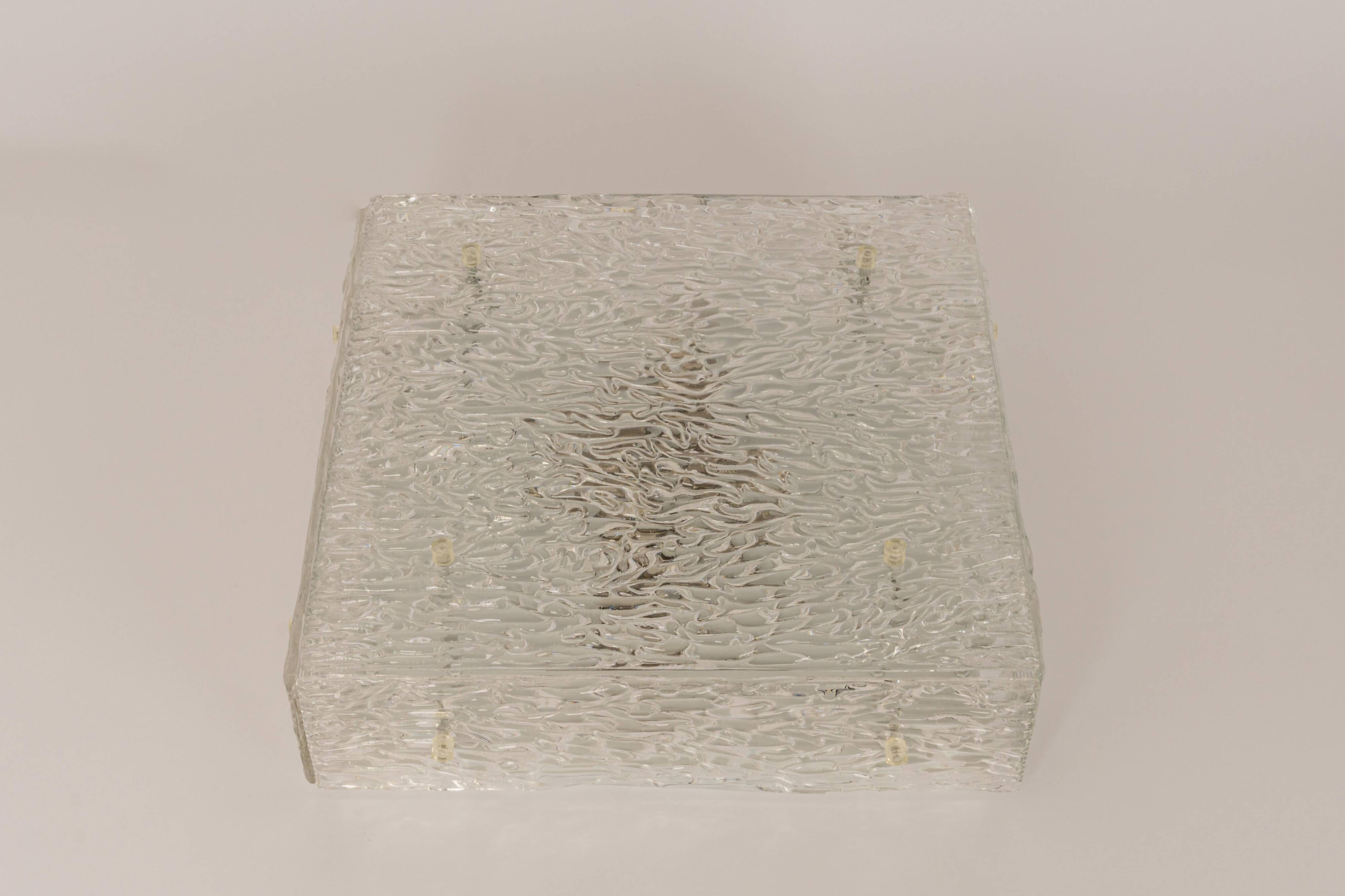 Murano glass ceiling lights by Kalmar, Austria, 1960s