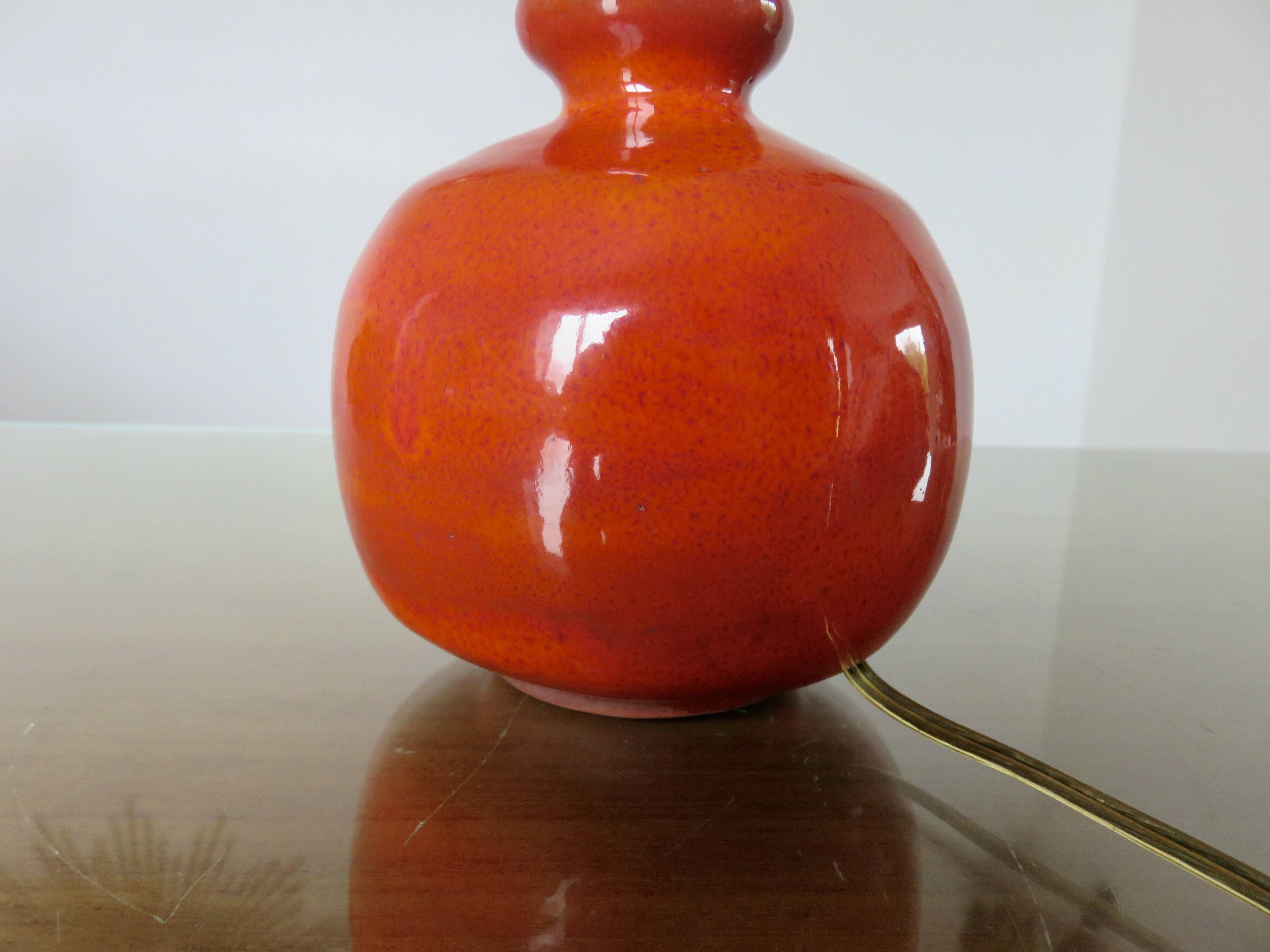 Lamp signed Robert & Jean Cloutier