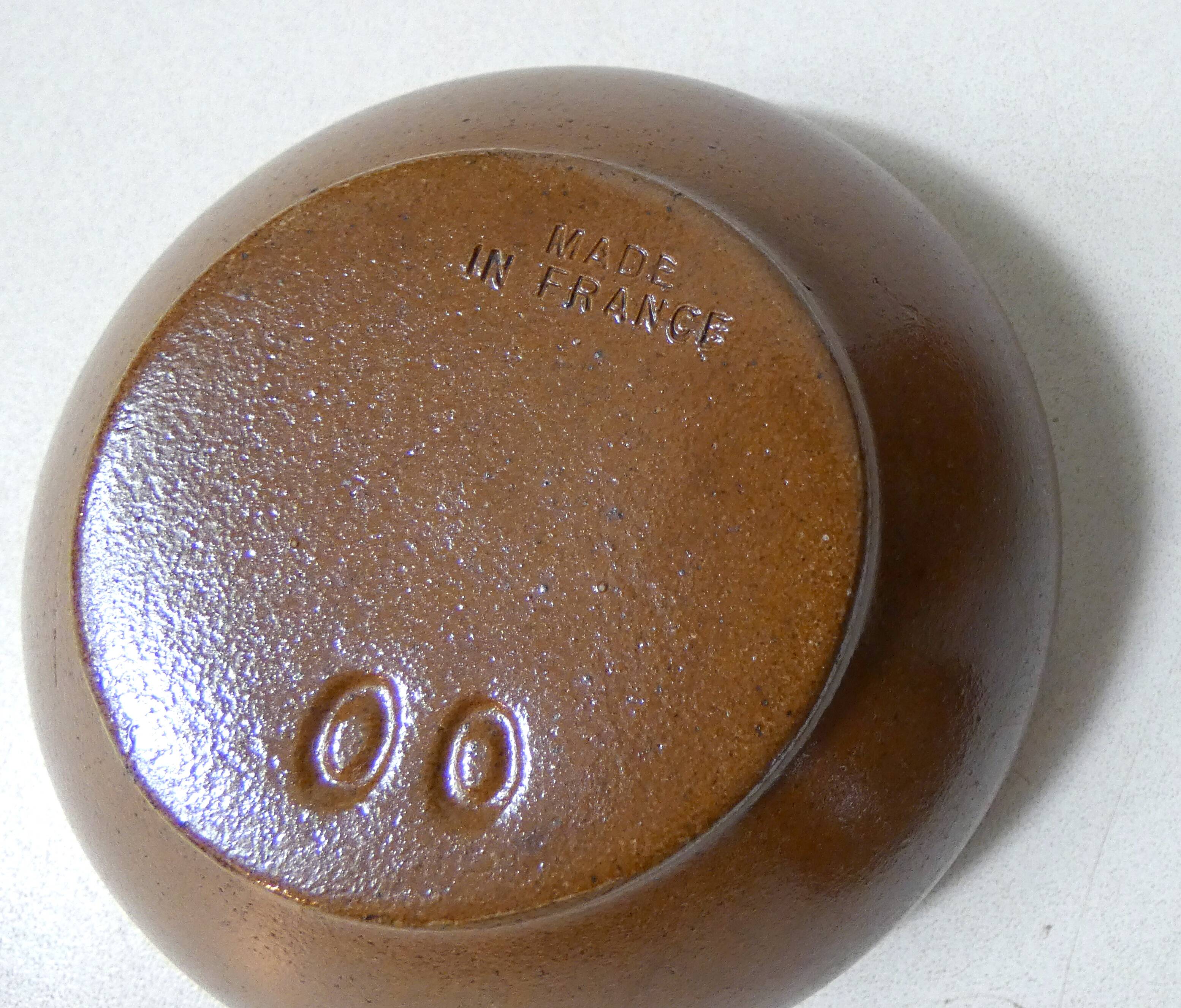 5 vintage stoneware bowls