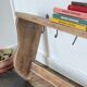 ETAGERE Vintage 5 Crochets BOIS Brut