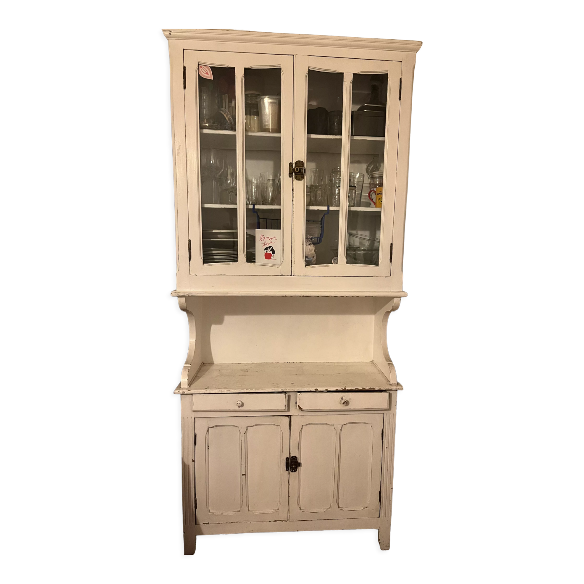 Vintage glazed Parisian dresser