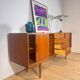 Danish four-drawer teak sideboard, 1960s