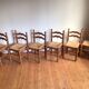 Wooden dining chairs