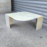 Italian eye coffee table in onyx marble, 1970