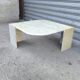 Table basse oeil italienne en marbre onyx, 1970