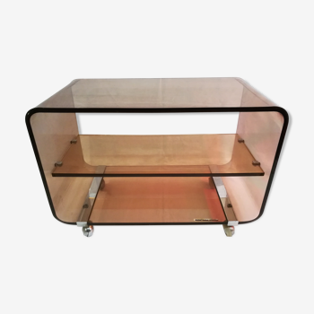 Coffee table in plexiglass Michel Dumas