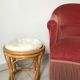 Vintage rattan stool