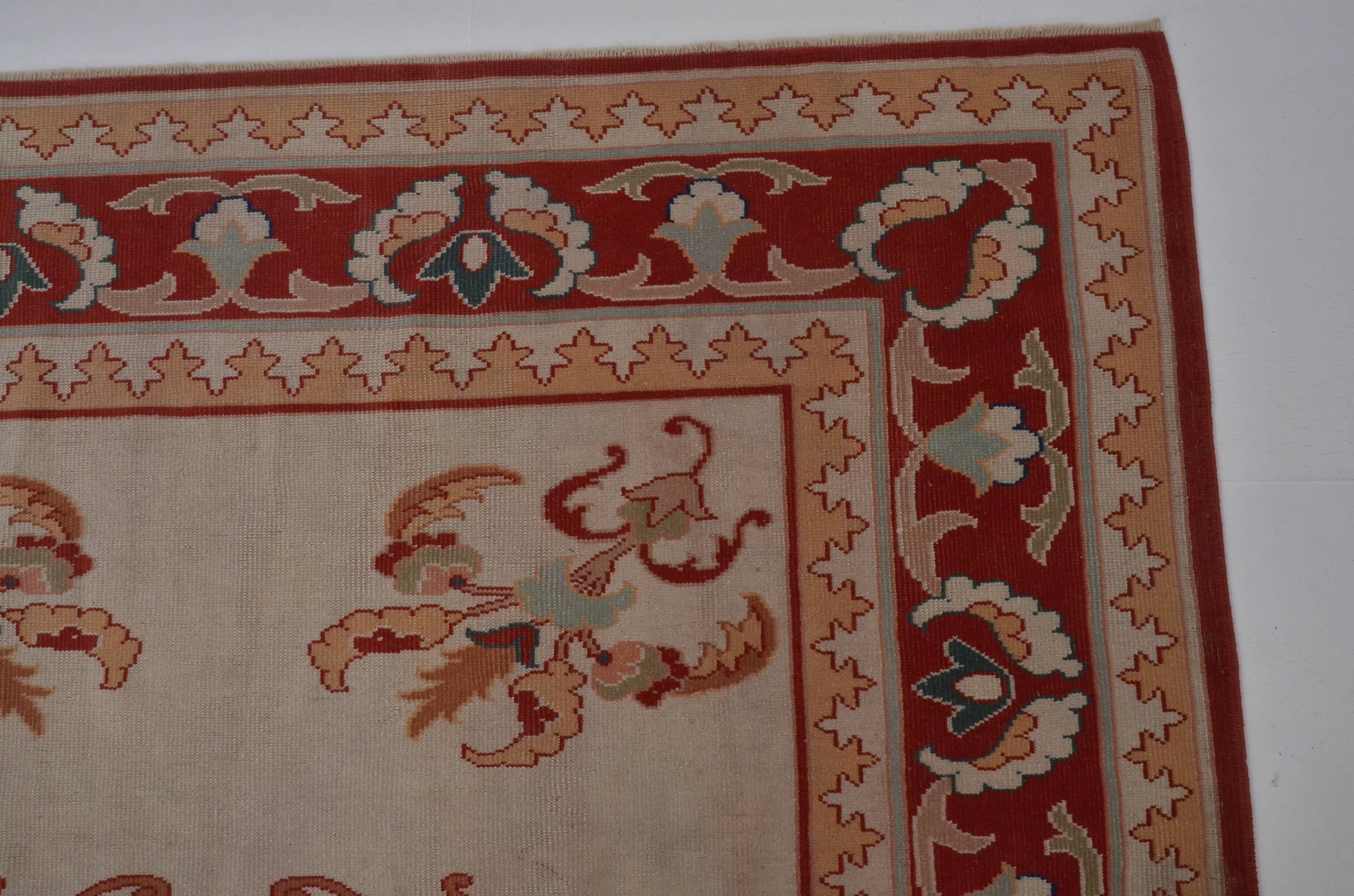 Oversize Hnadmade Floor Wool Rug c409