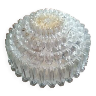 1960 Limburg Crystal Ceiling Light 4 Levels