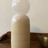 Ceramic stoneware lamp light fixture