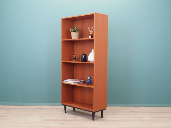 Bibliothèque en frêne, design danois, années 1970, production : Danemark