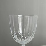 5 large crystal wine/water glasses.