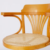 Thonet swivel armchair Beige Viennese braid