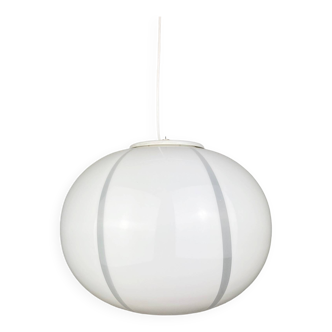 Venini Style Italian Glass Pendant Lamp, 1970s - Vintage Italian Art Glass Design