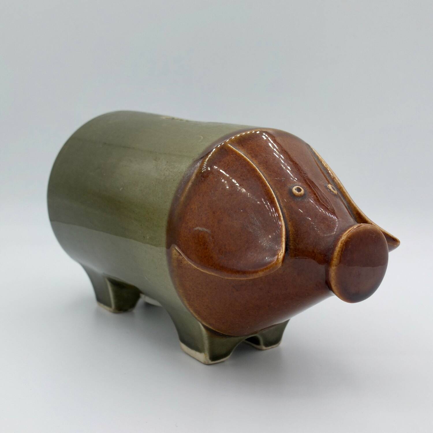 Vintage Pottery Piggy Bank