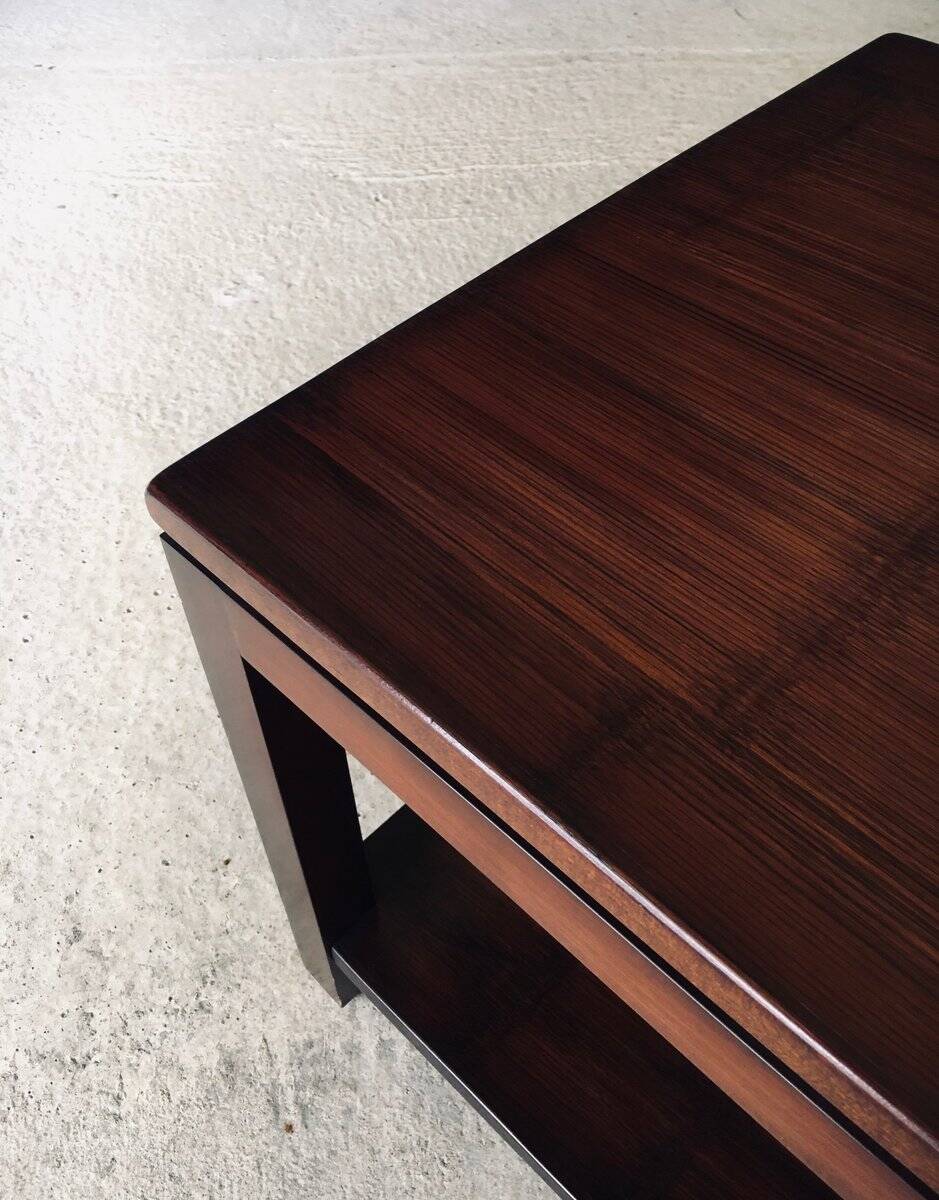 Postmodern Bamboo Side Table by Axel Vervoordt, Belgium, 1980s