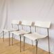 Trio de chaises Campus Lammhults Suède 1990