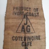 Bag 95x57cm coffee Ivory Coast jute