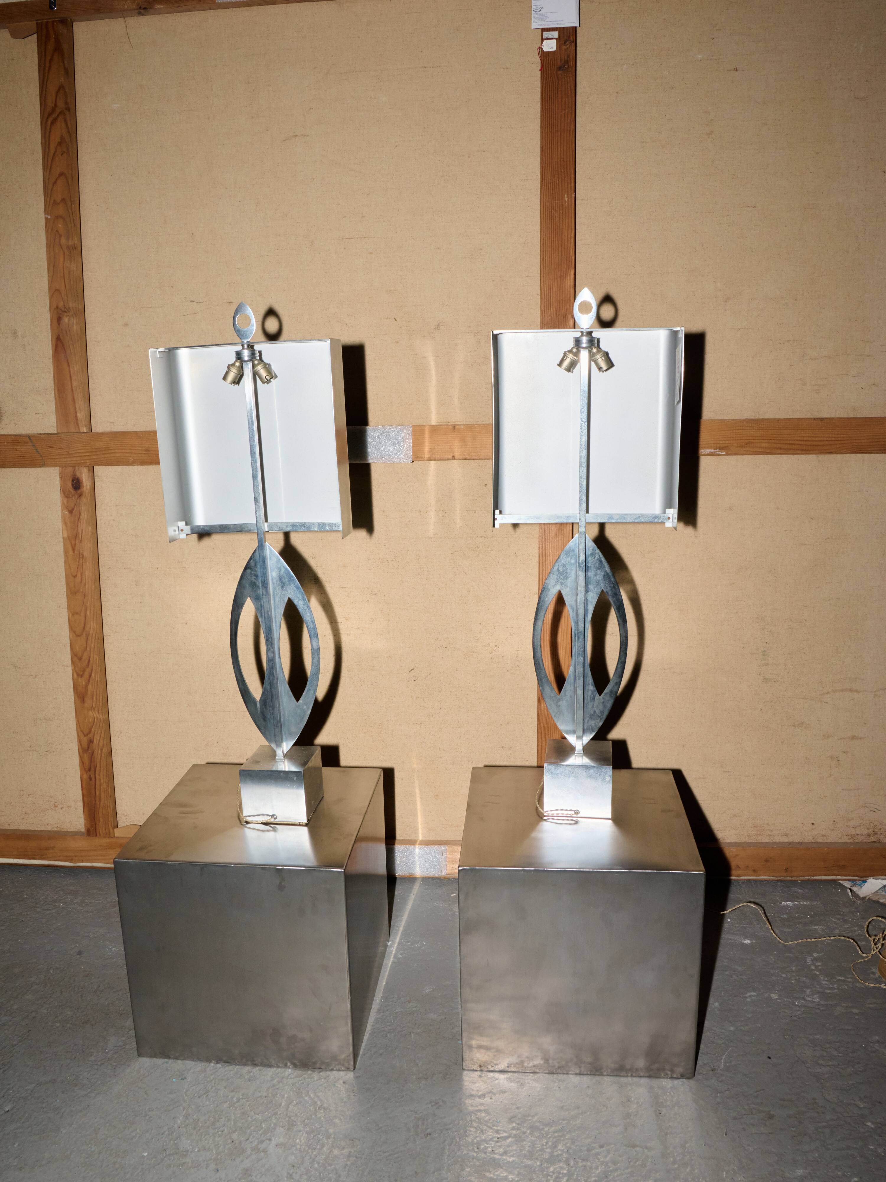 Pair of "almond" lamps by maison charles