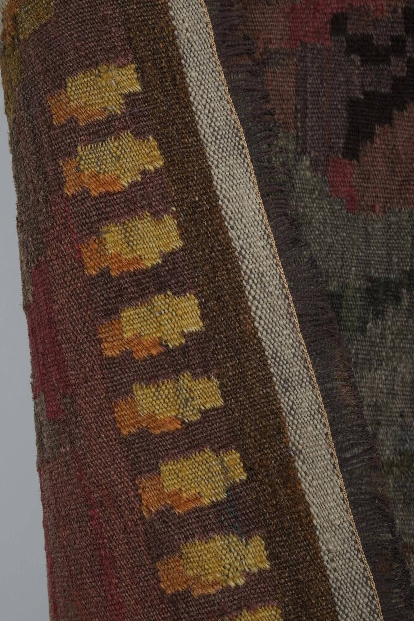 Vintage Turkish kilim, handwoven, 195x348 cm.