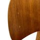 Vintage dining room chair Scandinavian 1960s plywood and teak design