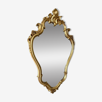 Miroir classique doré 71 x 44 cm