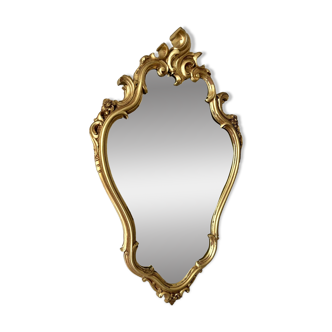 Miroir classique doré 71 x 44 cm