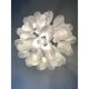 Frosted “selle” murano glass cascade chandelier