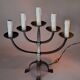 Brutalist 5-light candelabra 1950/1960.