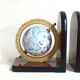 Pair of vintage bookends globes