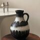 West germany ceramic carafe vase with glaze, mid century 1960