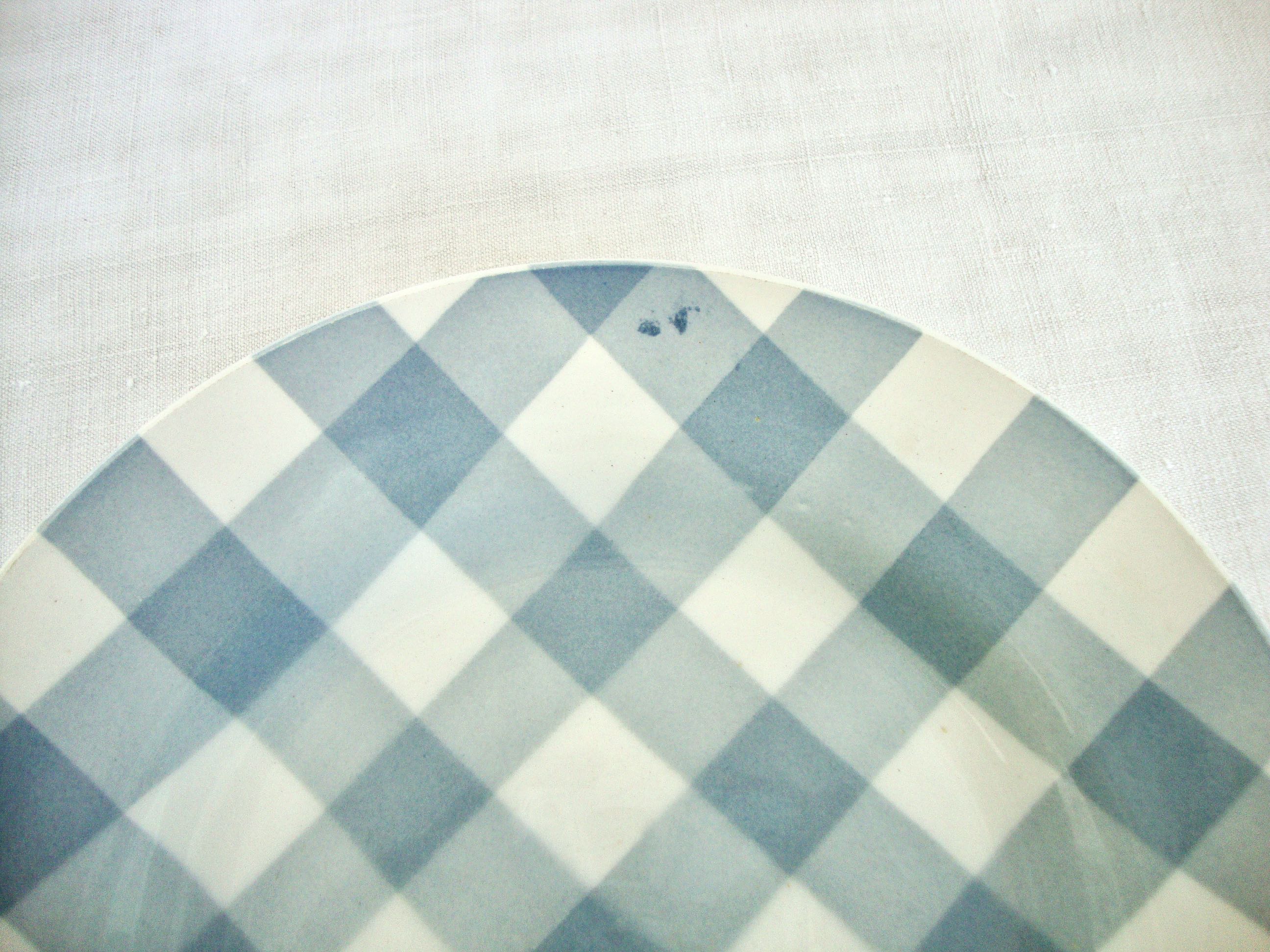 Set of 6 plates Digoin Sarreguemines