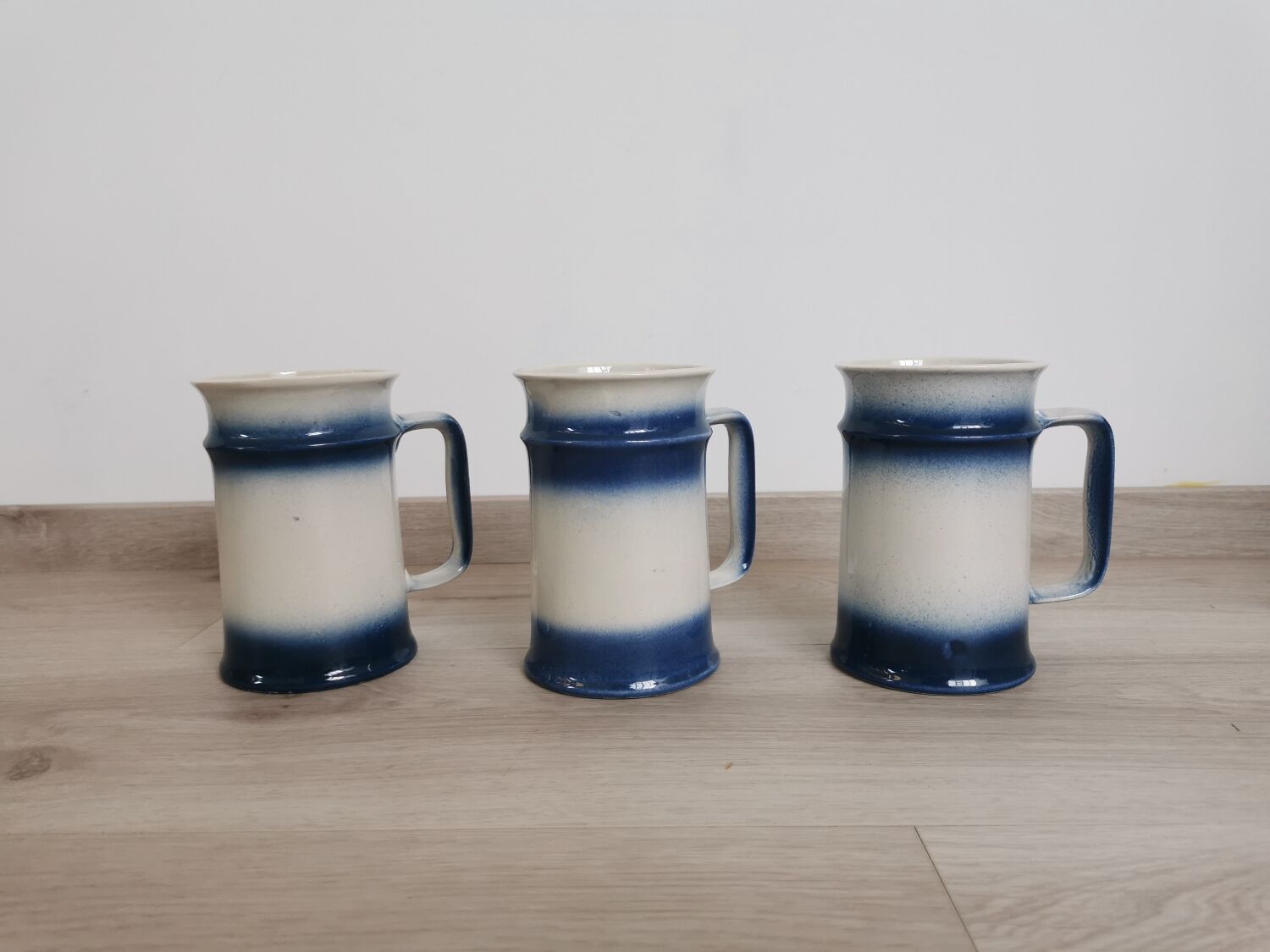 Blue Irish handles/mugs