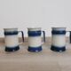 Blue Irish handles/mugs