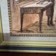 Interior scene – Oil on panel signed Lensky – 20th century