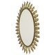 Vintage Deknudt Sun Mirror Sunburst Gold Acanthus Sixties