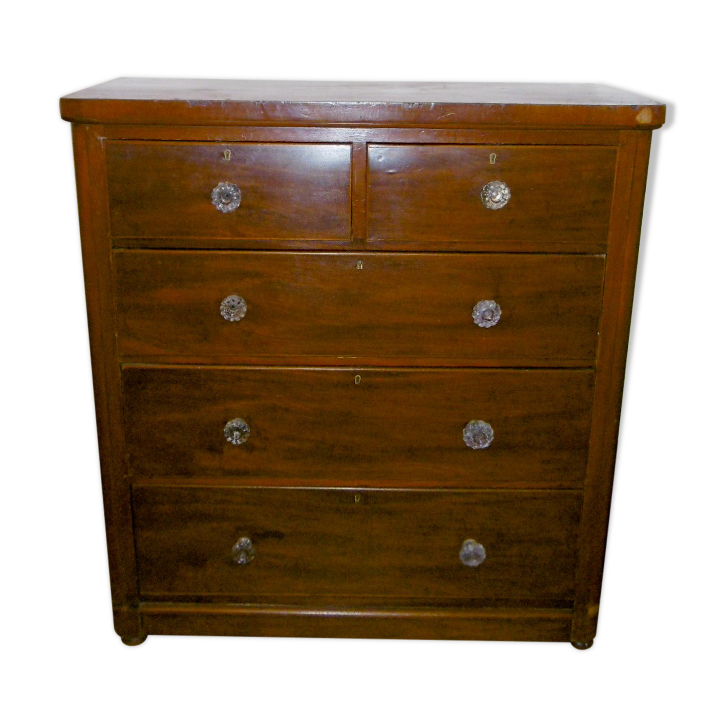 Commode anglaise debut XXeme - 5 tiroirs