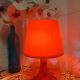 Red bedside lamp Ikea sweden 90 model lampan style 70 years POP
