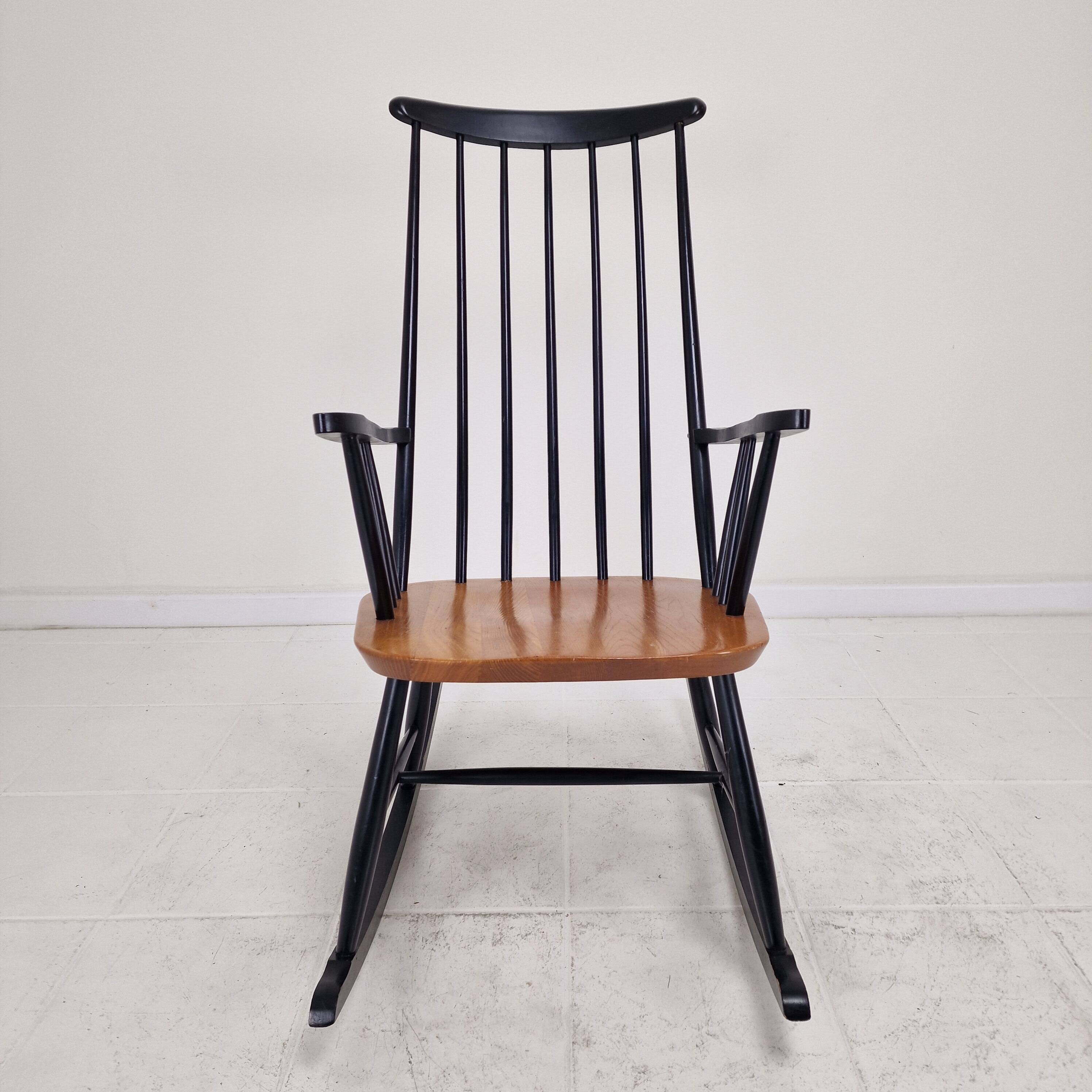 Rocking chair designed by Ilmari Tapiovaara for Asko, Finland, 1960's