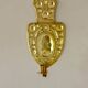 Large Baroque Style Mid-Century Brass Swedish Sconces