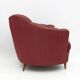 Pair of Gio Ponti Mid-Century Modern Velvet Armchairs for Casa e Giardino