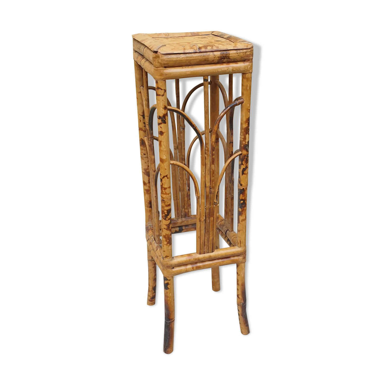 Bamboo plant holders from the 1960s